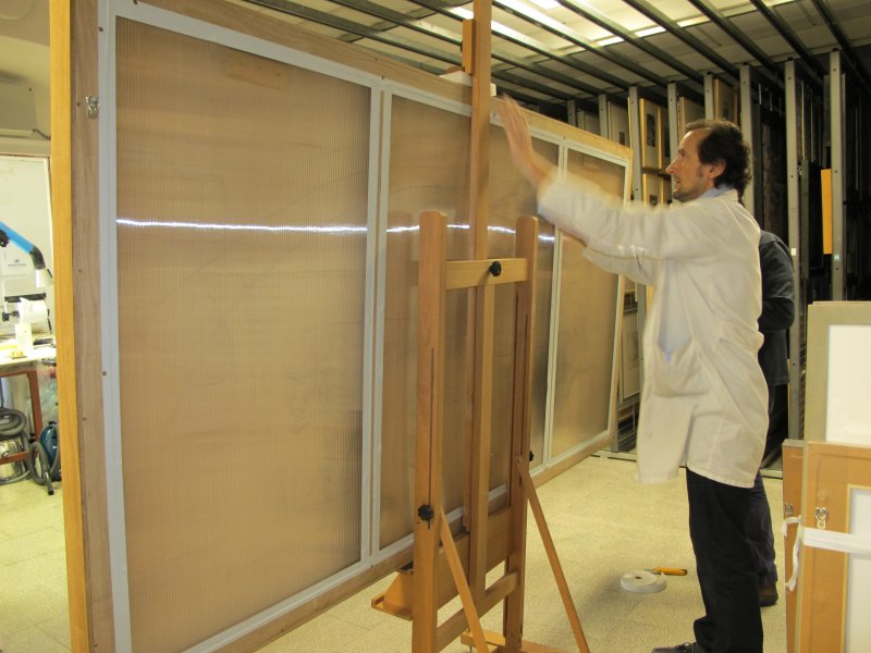 Before the loan, improvements are made to the frames.