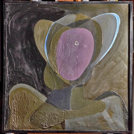 L’huile Cap, de 1926, photo en lumière rasante visible © Salvador Dalí, Fondation Gala-Salvador Dalí, Figueres, 2025