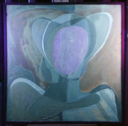 L’huile Cap, de 1926, photo en lumière ultraviolette © Salvador Dalí, Fondation Gala-Salvador Dalí, Figueres, 2025